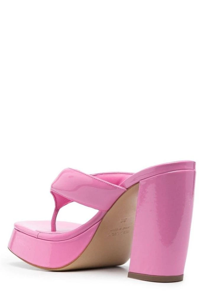 GIA BORGHINI GIA BORGHINI Gia 17 Patent Platform Sandals 3