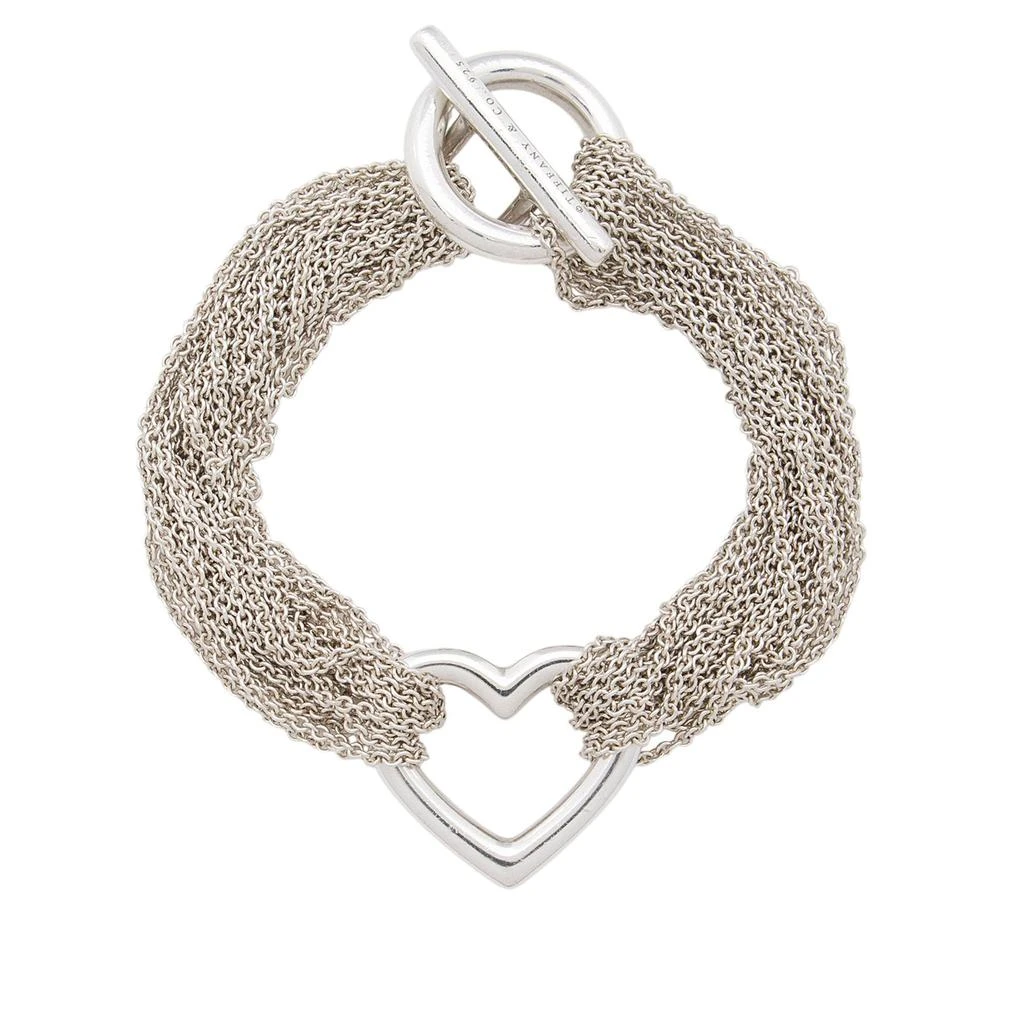 Tiffany & Co. . Sterling Silver Multistrand Heart Bracelet 1