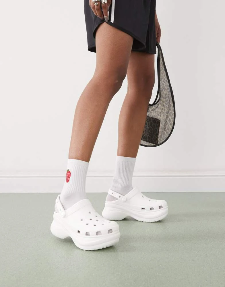 Crocs Crocs Bae clogs in white 2
