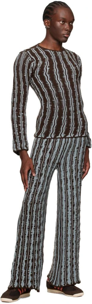 Isa Boulder Brown & Blue Cactus Sweater 4