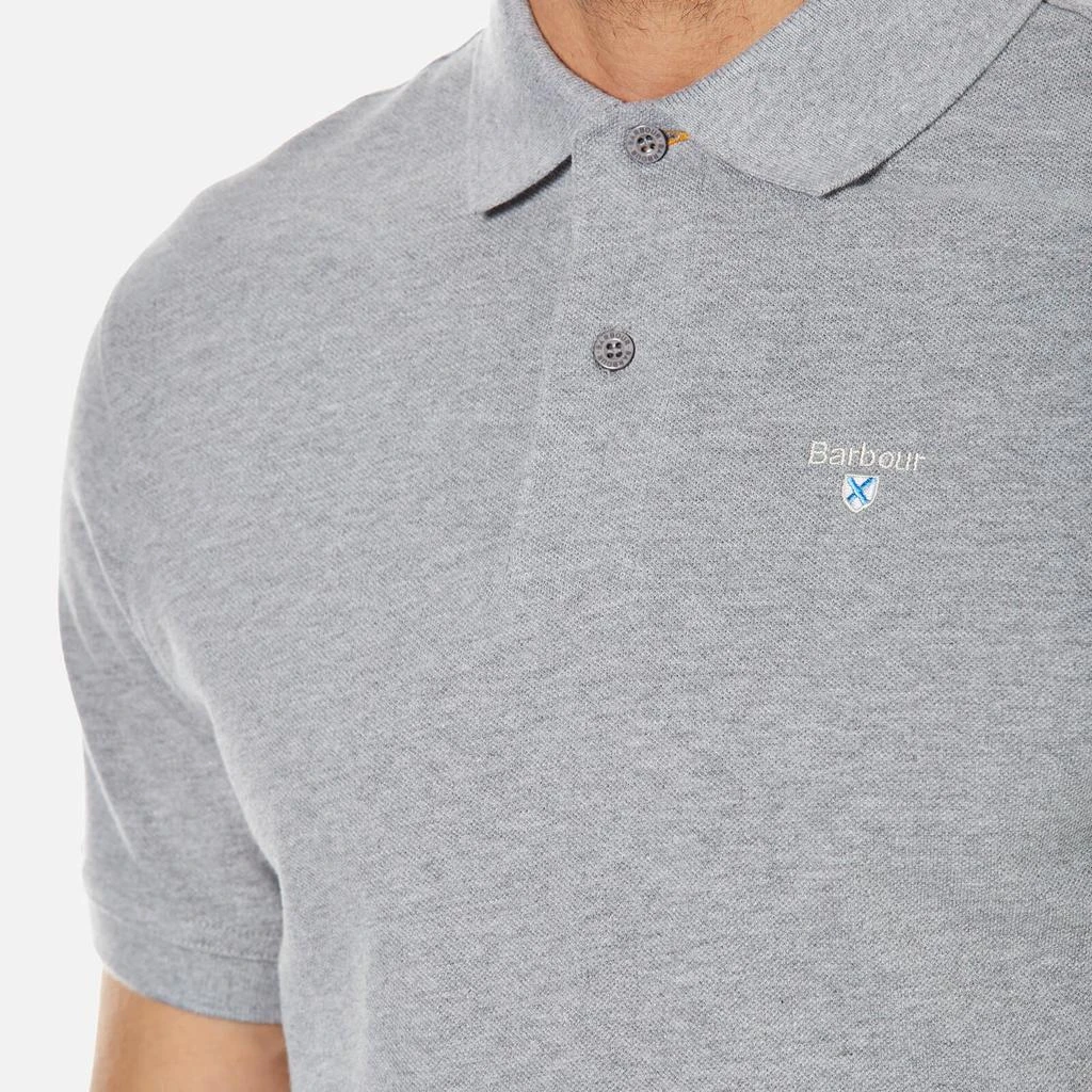 Barbour Barbour Heritage Men's Sports Polo - Grey Marl 5