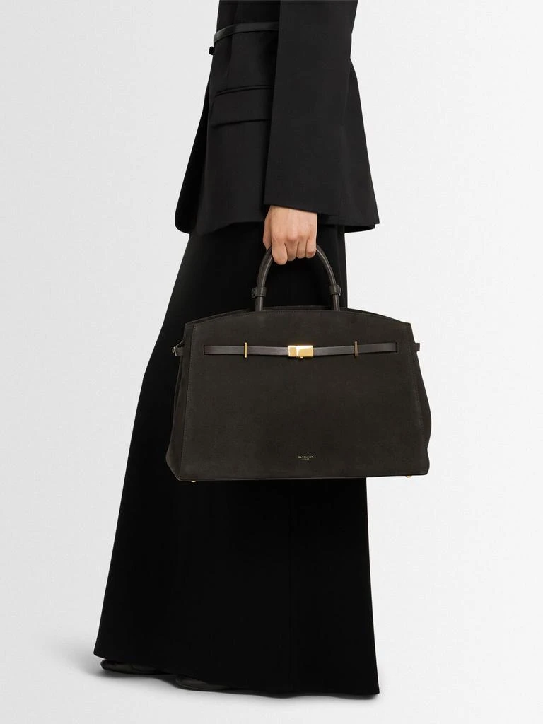 Demellier The Hudson Suede Top Handle Bag 1