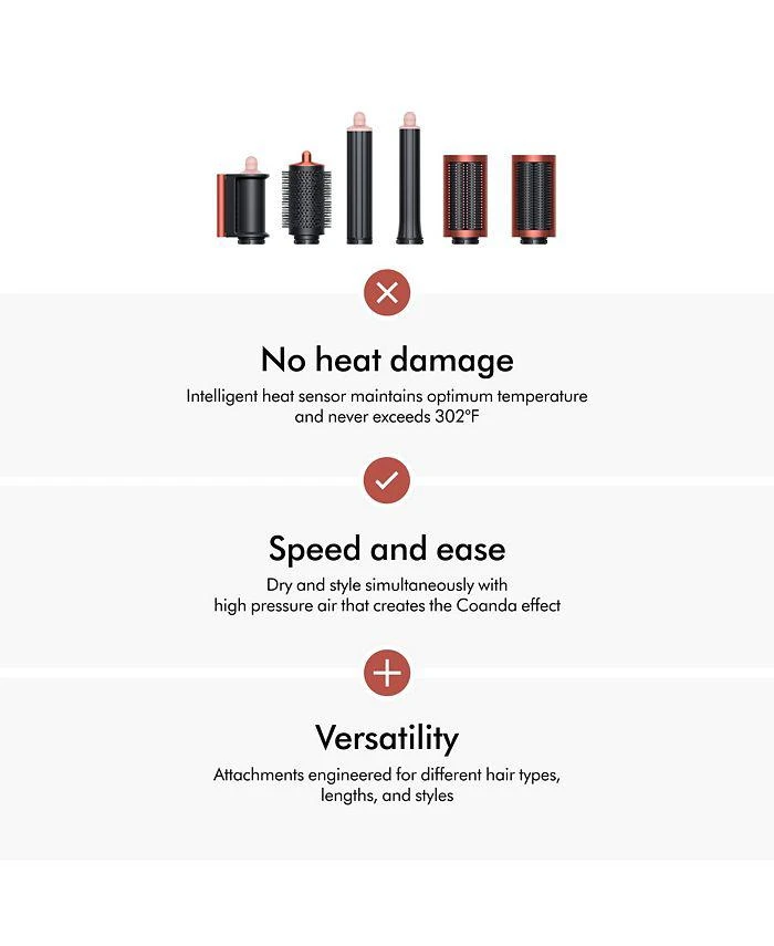 Dyson Special Edition Airwrap Multi-Styler Complete Long for Straight and Wavy Hair | Strawberry Bronze/Blush Pink 3