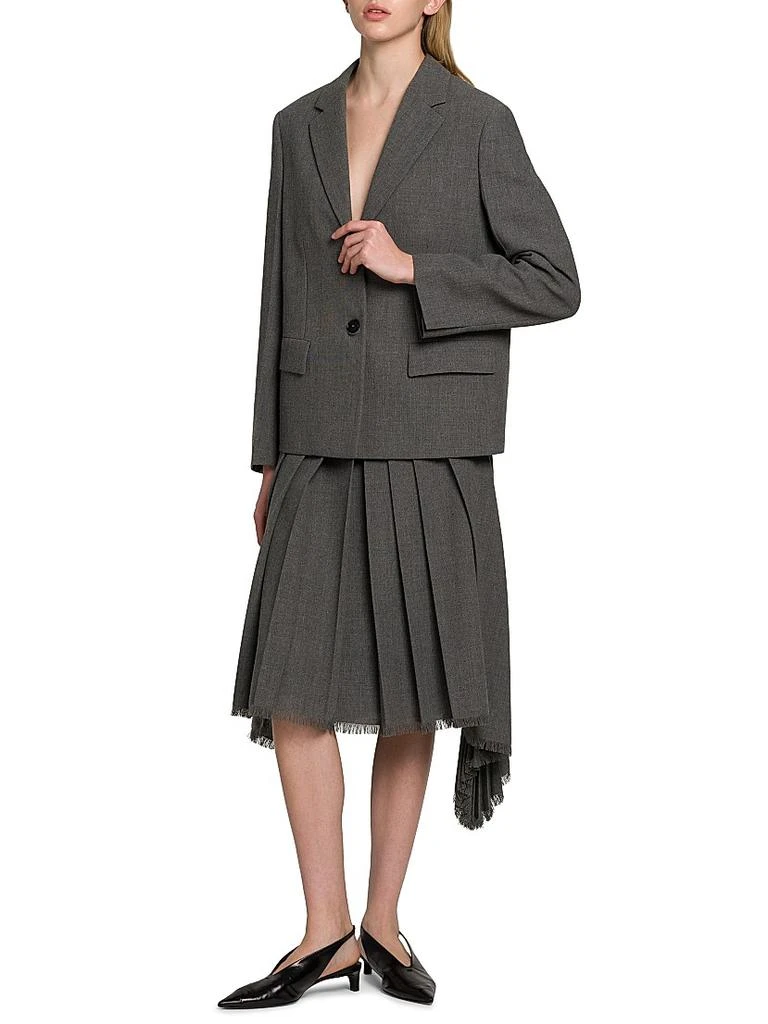 Jil Sander Wool Single-Breasted Jacket 3