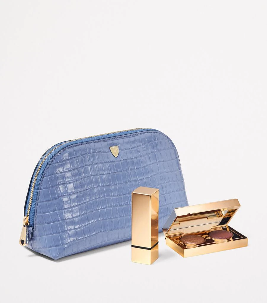 Aspinal of London Small Leather Cosmetic Case 3