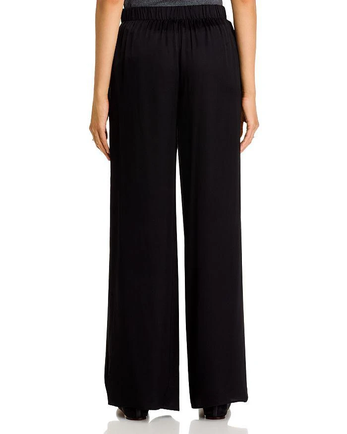 ATM Anthony Thomas Melillo Anthony Thomas Melillo Satin Wide Leg Pull On Pants 3