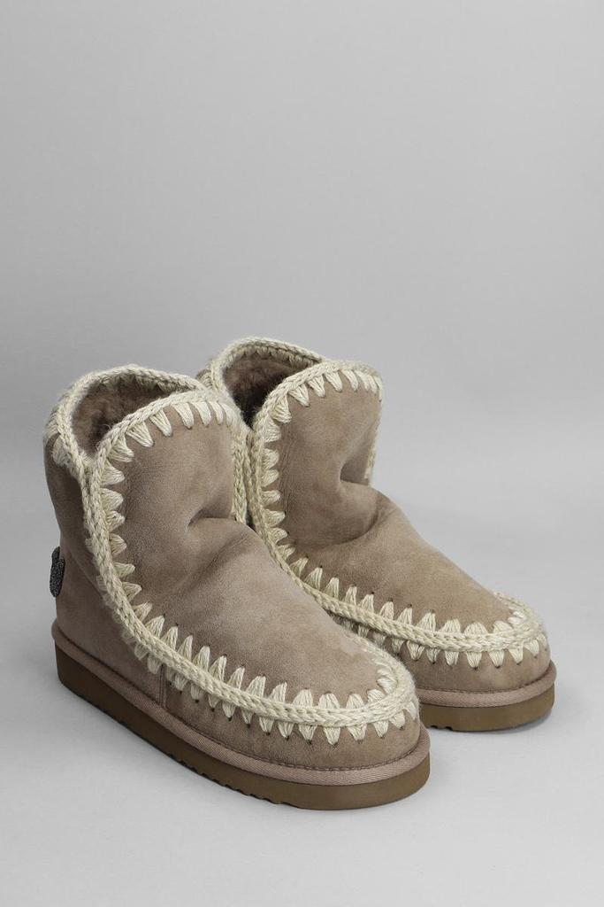 Mou Mou Eskimo 18 Low Heels Ankle Boots