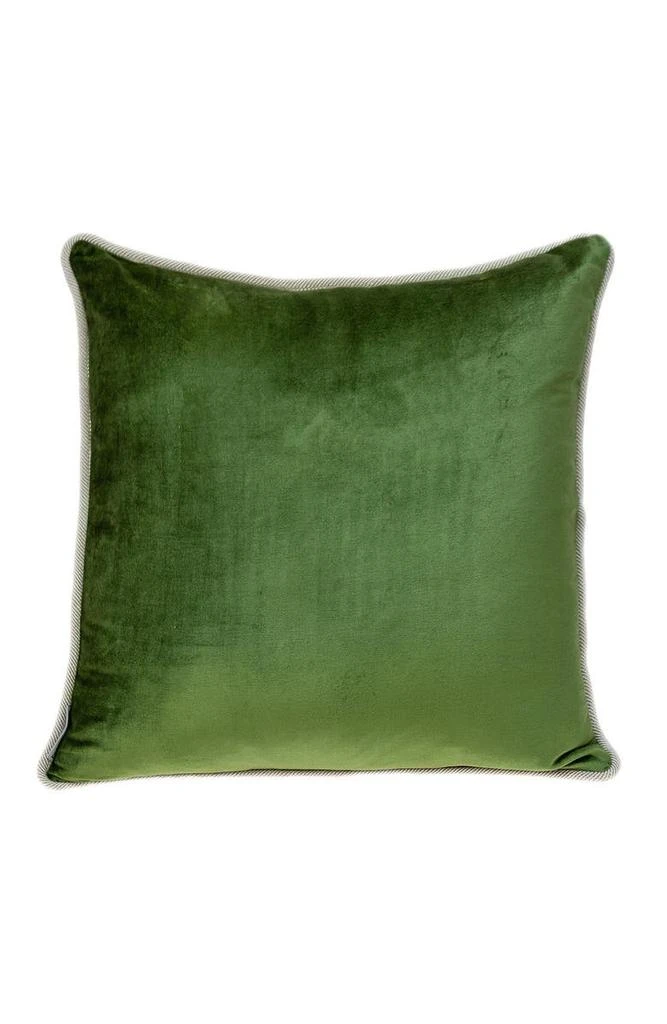 Parkland Maia Transitional Olive Throw Pillow 1