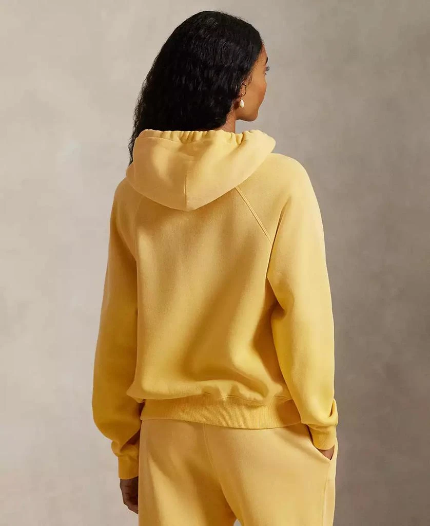Ralph Lauren Women's Shrunken Fit Fleece Hoodie Sweatshirt 15