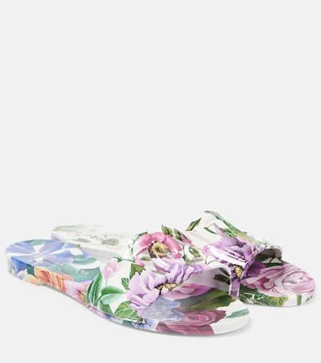 Dolce 
Gabbana DG floral cutout sandals 1