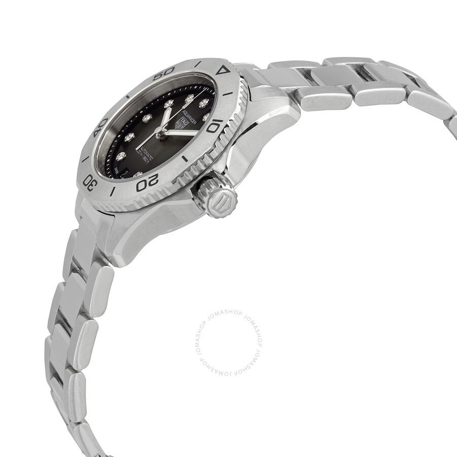 TAG Heuer Aquaracer Professional Automatic Diamond Black Dial Ladies Watch WBP2410.BA0622