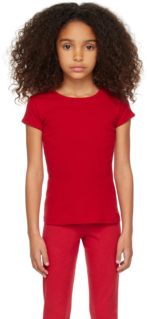 Gil Rodriguez SSENSE Exclusive Kids Red Bellevue T-Shirt