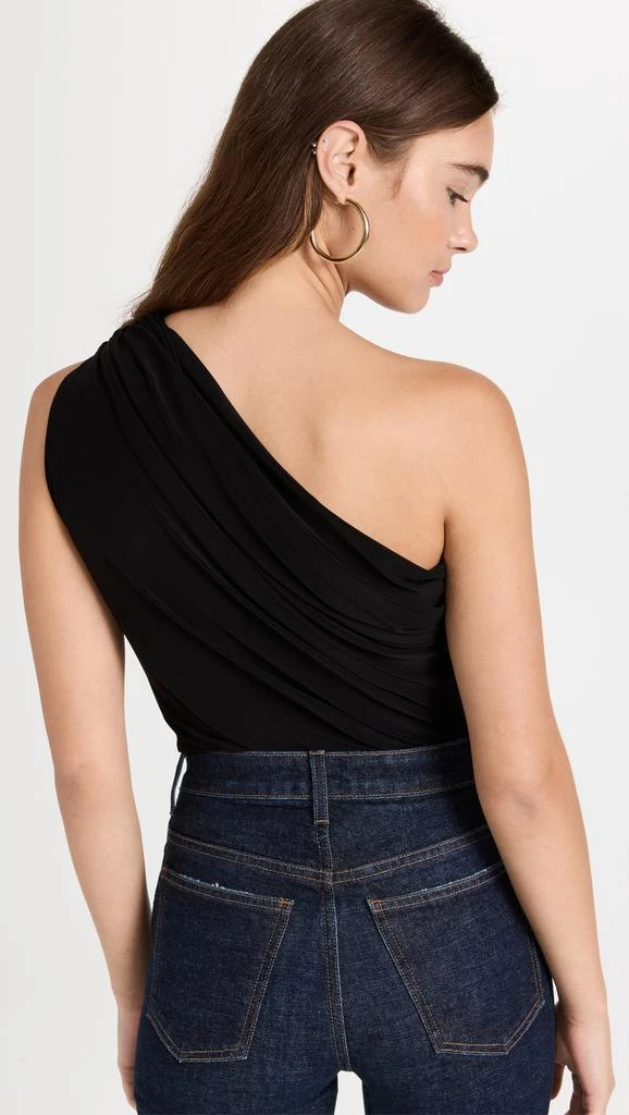 Norma Kamali One Shoulder Peasant Top 2