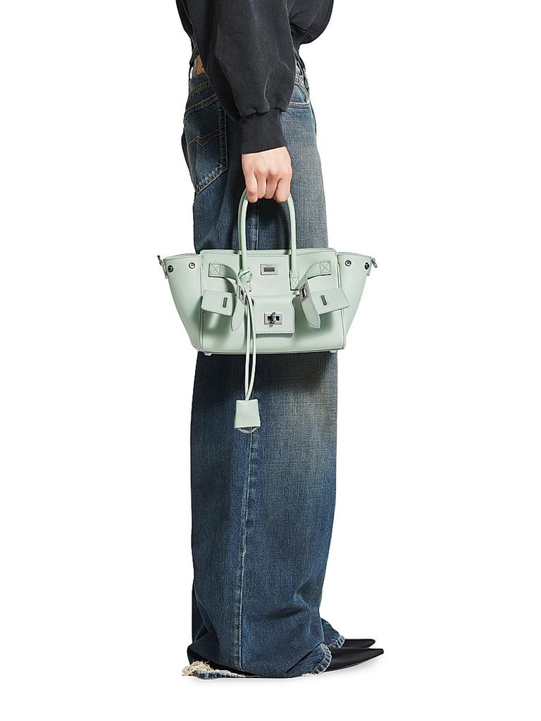 Balenciaga Bel Air Mini Carry All Top Handle Bag - Crossbody Bags