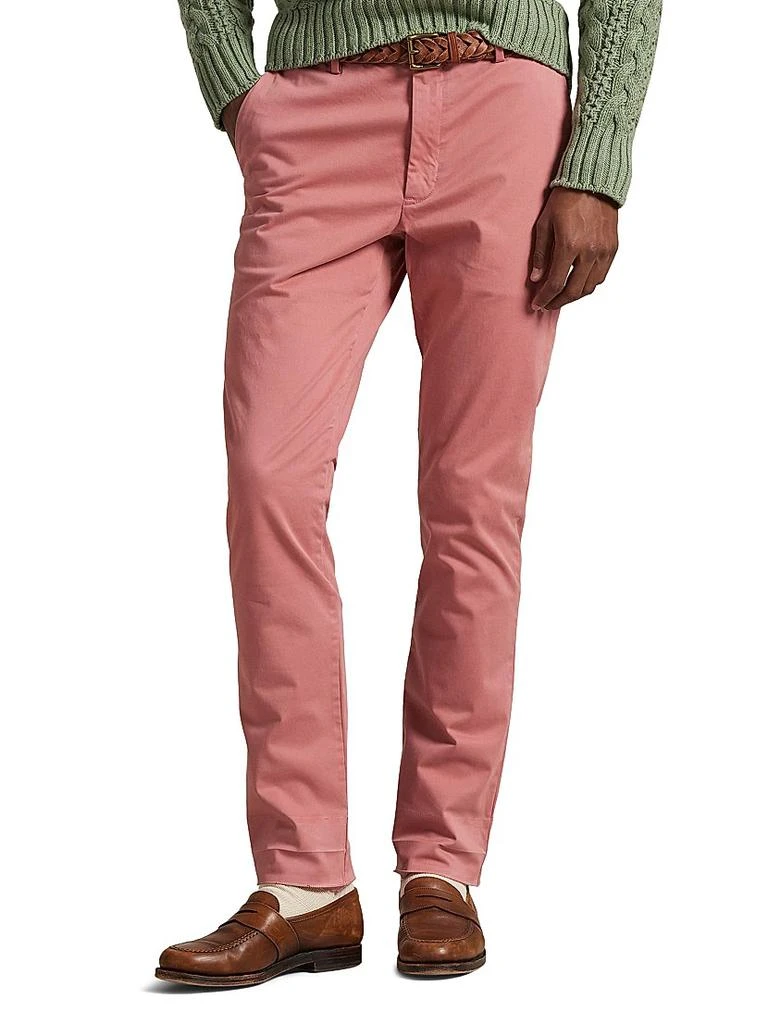 Ralph Lauren Jarrett Stretch Slim-Fit Sateen Pants 3