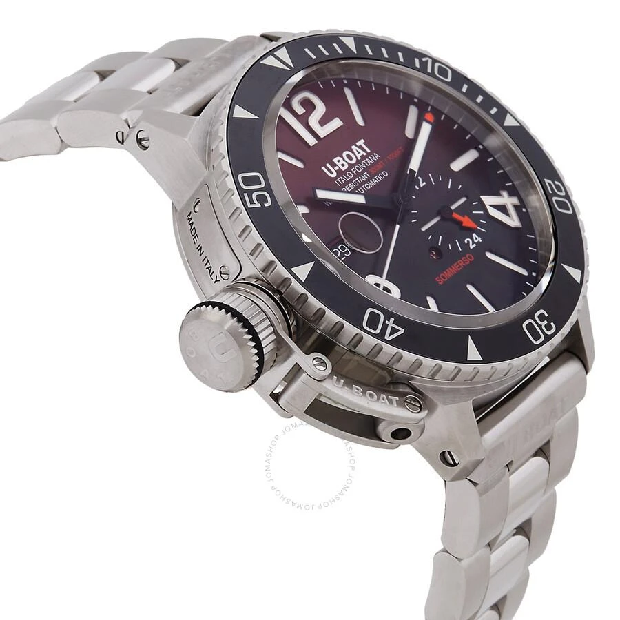 U-Boat Sommerso Automatic Red Dial Men's Watch 9521/MT 2