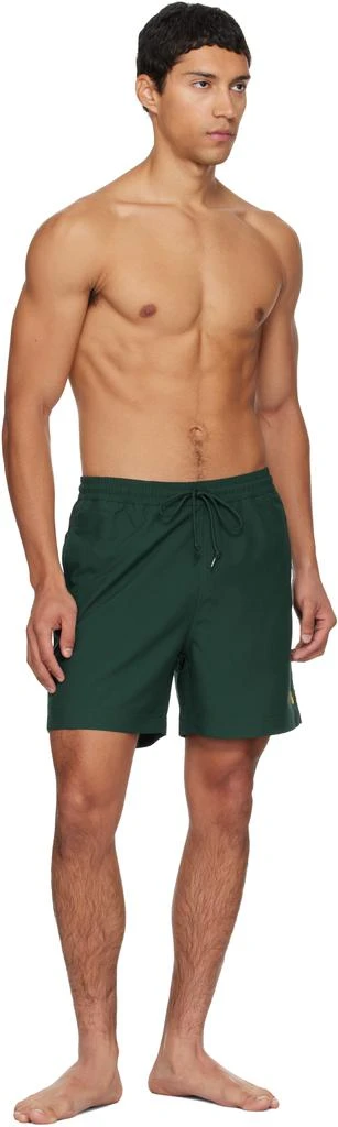 Carhartt WIP Green Chase Swim Shorts 4