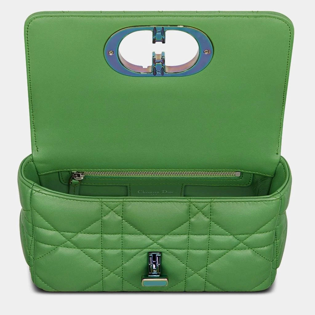 Dior Christian Dior Green calfskin Small Dior Caro Bag 5