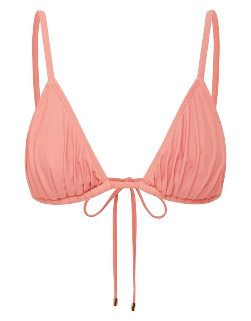 Peony Peony - RUCHED STRING TRIANGLE BIKINI TOP 4