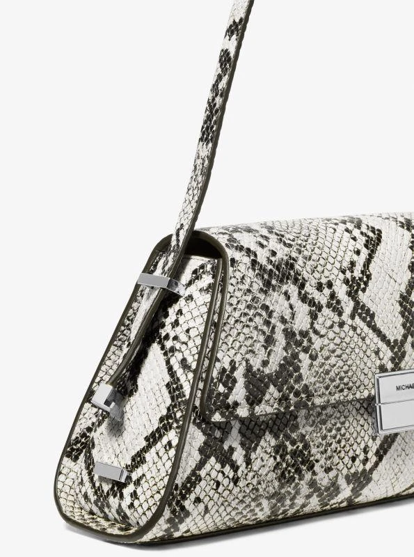 Michael Kors Ludlow Medium Snake Embossed Leather Shoulder Bag 5