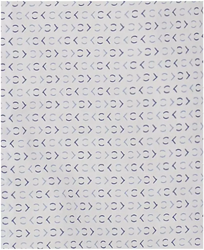 Calvin Klein Big Boys Long Sleeve Stretch CK Glyph Print Dress Shirt 2