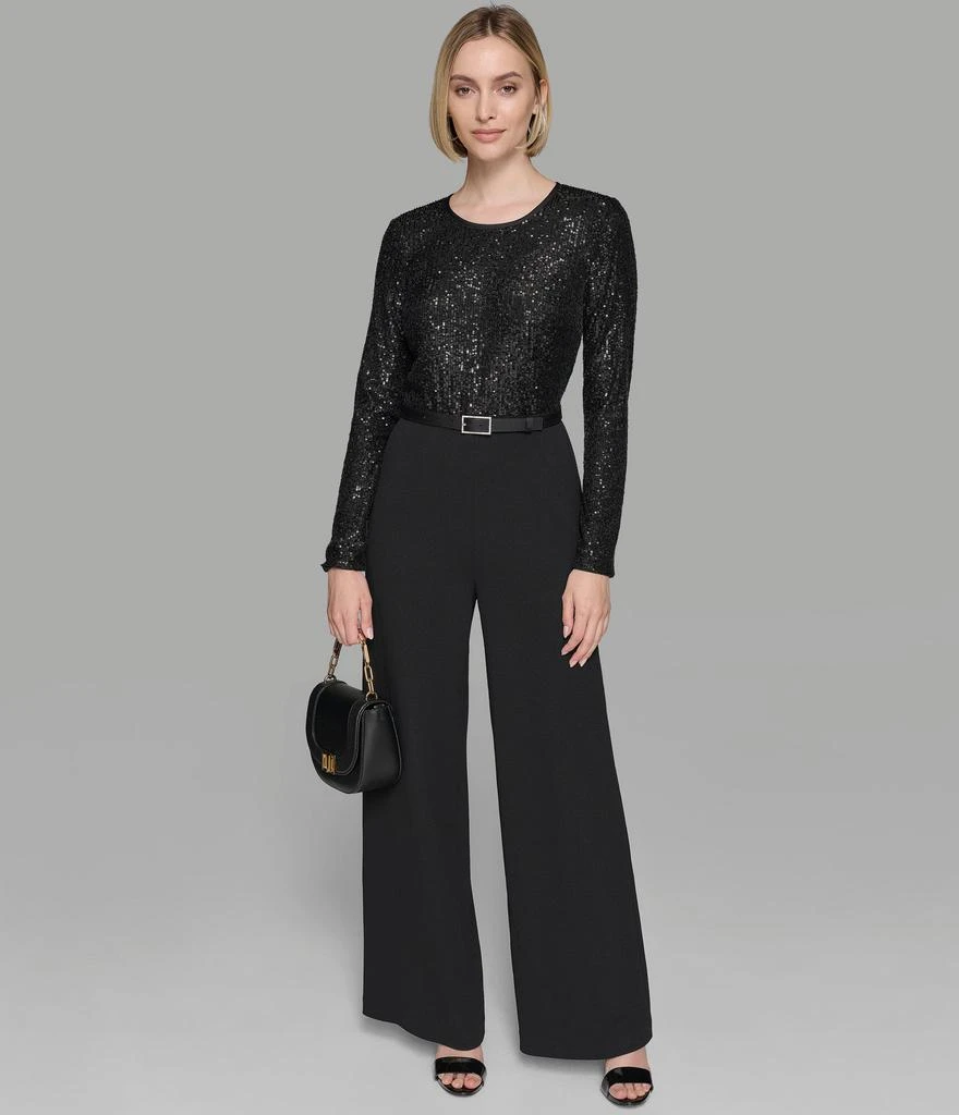 Karl Lagerfeld Paris SEQUIN BODICE JUMPSUIT 1