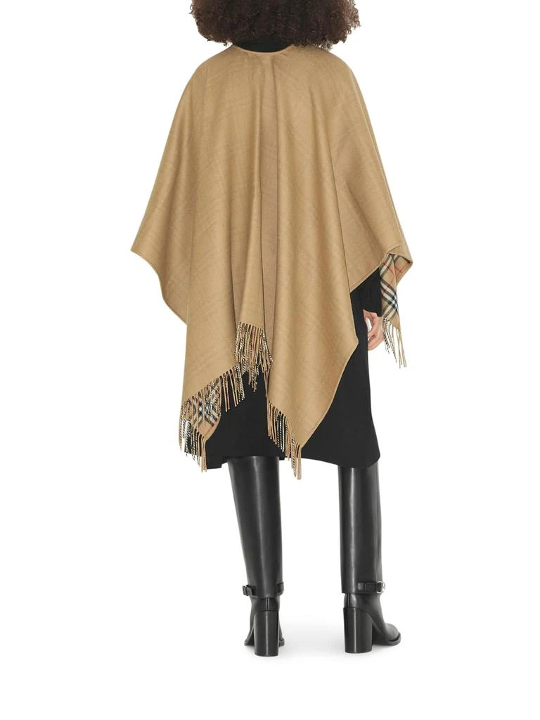 Burberry Reversible cape in Check wool 5
