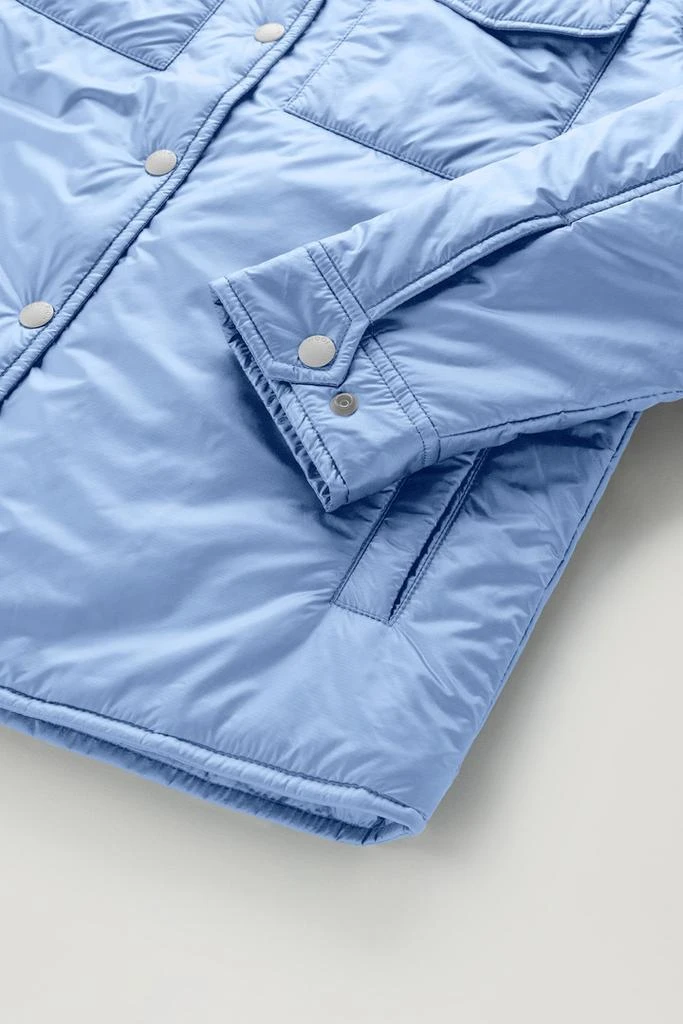 Woolrich Padded Overshirt in Recycled Pertex Quantum - Women - Blue 4