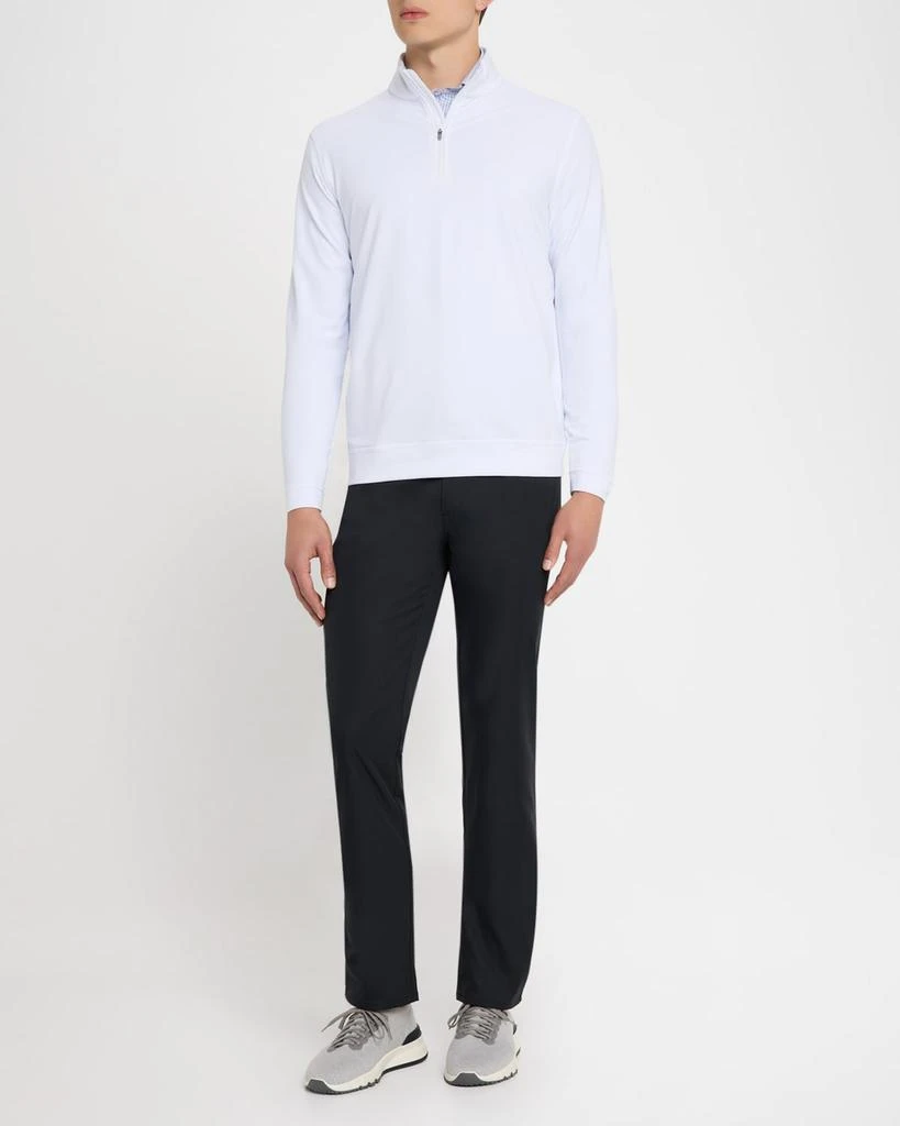 Peter Millar Men's Perth Crosshatch Performance Quarter-Zip Sweater 2