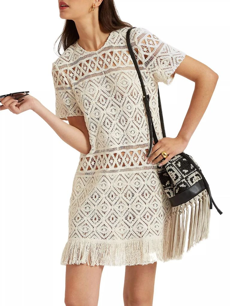 LA DOUBLE J Lacey Mini Swing Dress 3