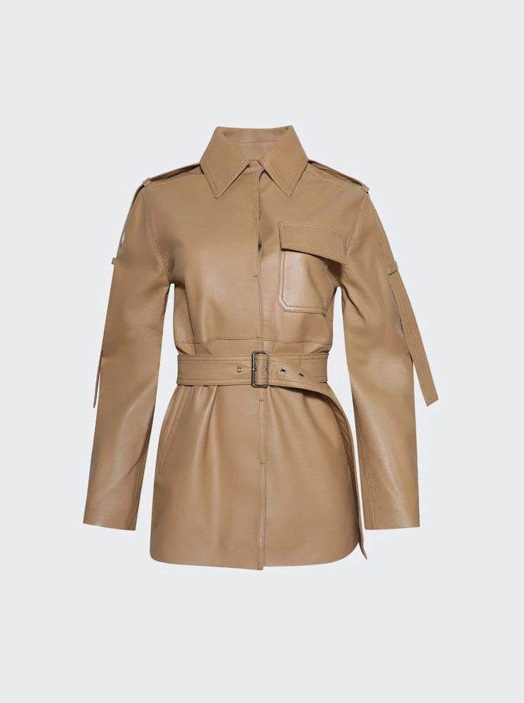 Victoria Beckham Victoria Beckham Belted Leather Jacket