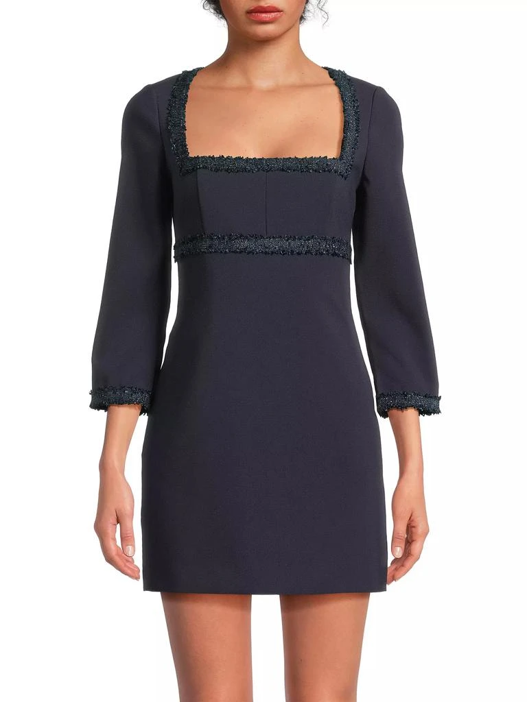 Likely Marlou Embellished Trim Minidress 3