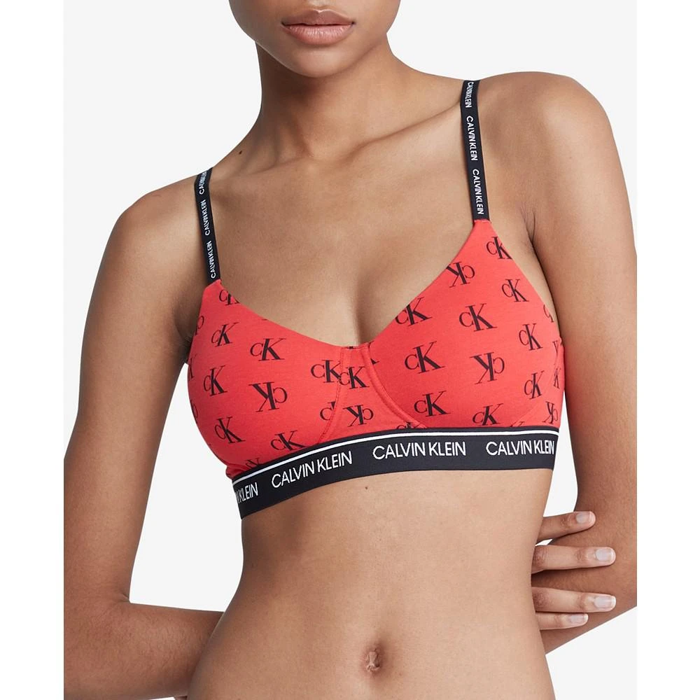 Calvin Klein Archive Logo Lightly Lined Wirefree Bra QF6094 1