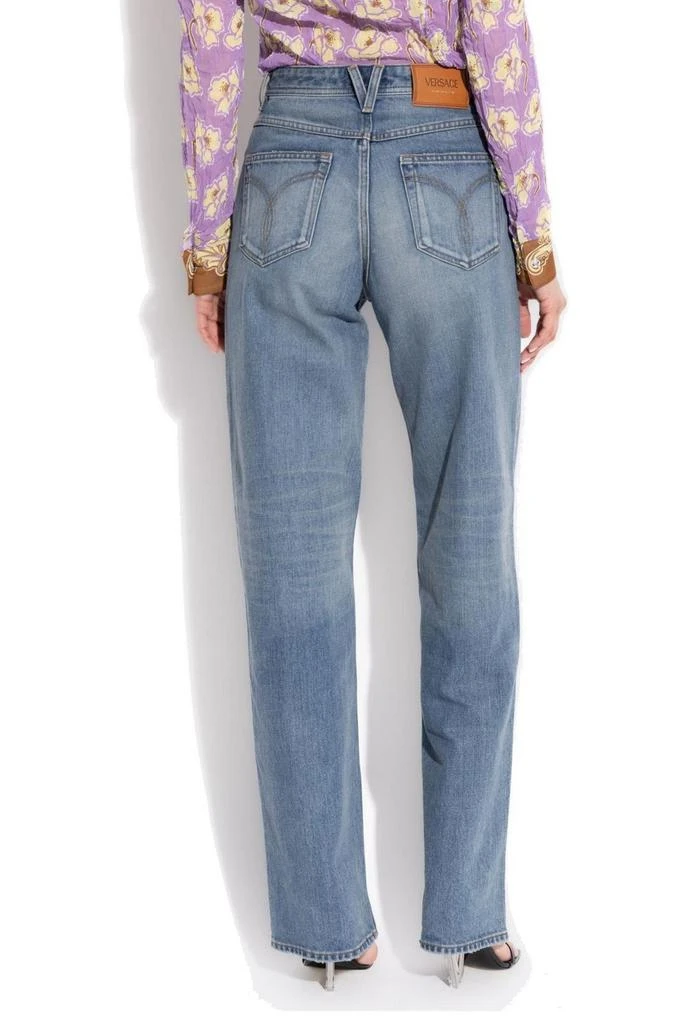 Versace Versace Logo-Patch Denim Jeans 3