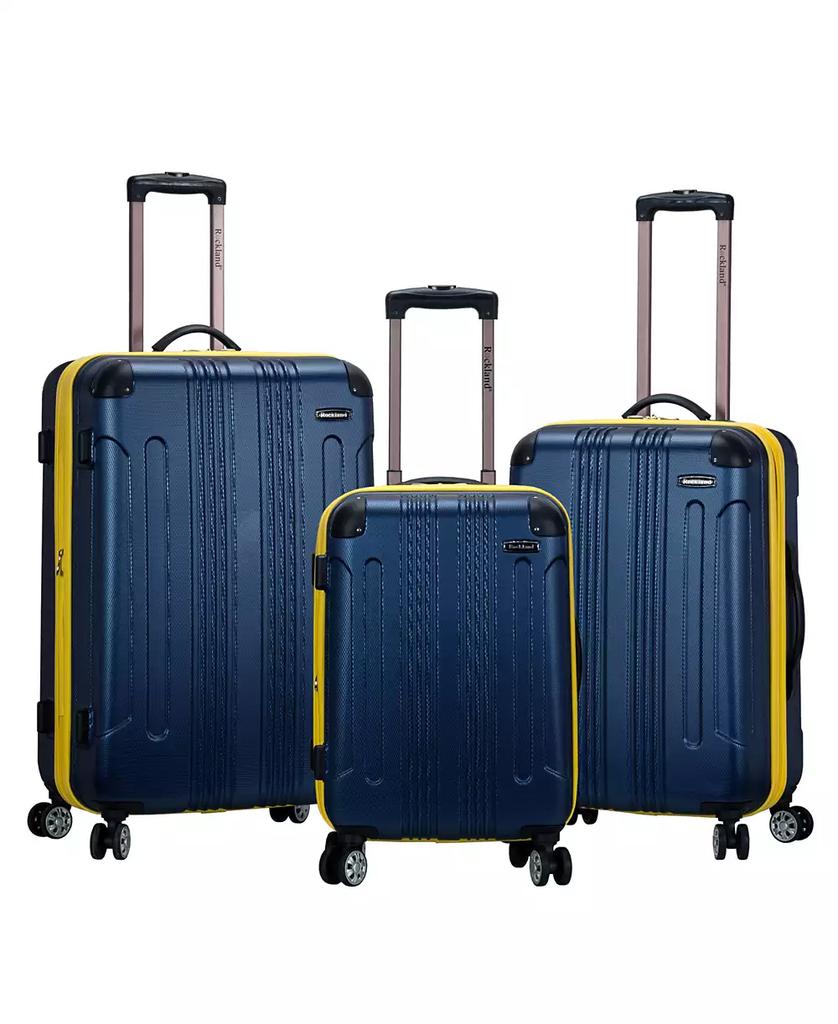 Rockland Sonic 3 Pc. Hardside Luggage Set Luggage Travel Free Shipping BeyondStyle