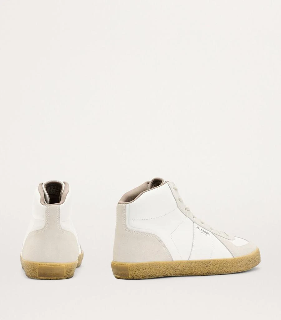 ALL SAINTS Leather Jaimee High-Top Sneakers 5
