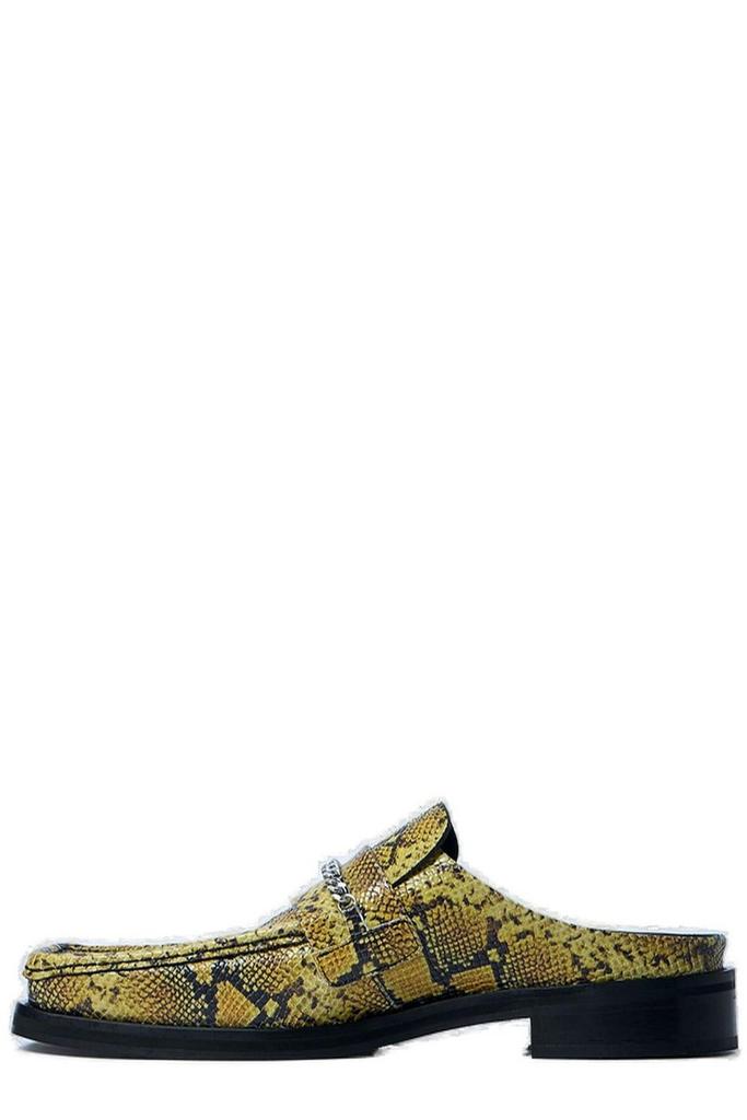 Martine Rose Martine Rose Square Toe Embossed Mules