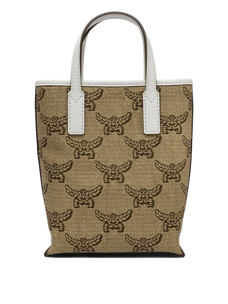 MCM LOGO EMBROIDERED TOTE BAG 3