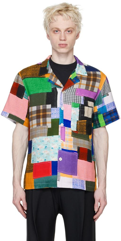 Stockholm (Surfboard) Club Multicolor Patchwork Printed Shirt 1