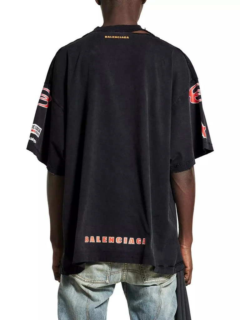 Balenciaga Sponsor Logos Oversized T-Shirt 6