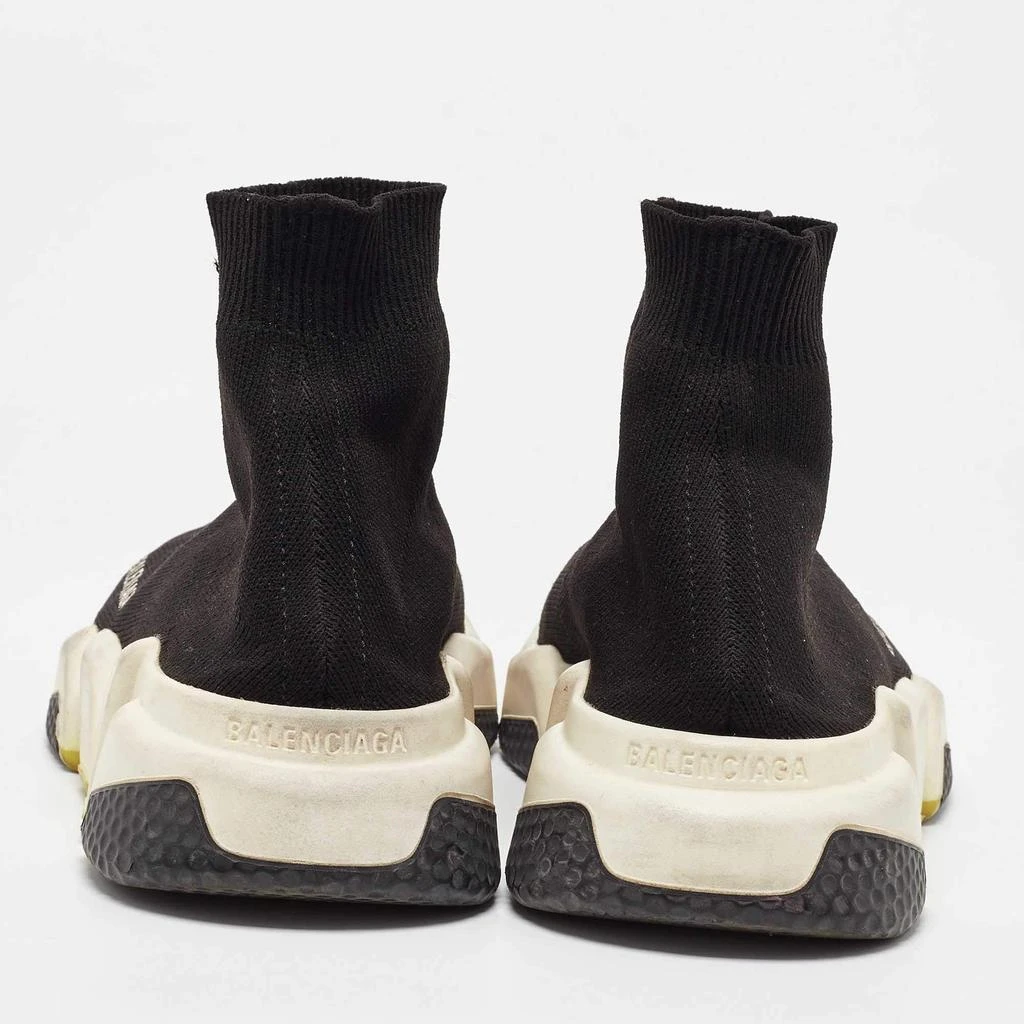 Balenciaga Balenciaga Black Knit Fabric Speed Trainer Slip On High Sneakers Size 36 5