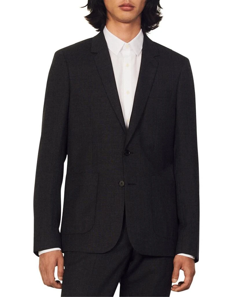 Sandro Legacy Wool Suit Jacket 1