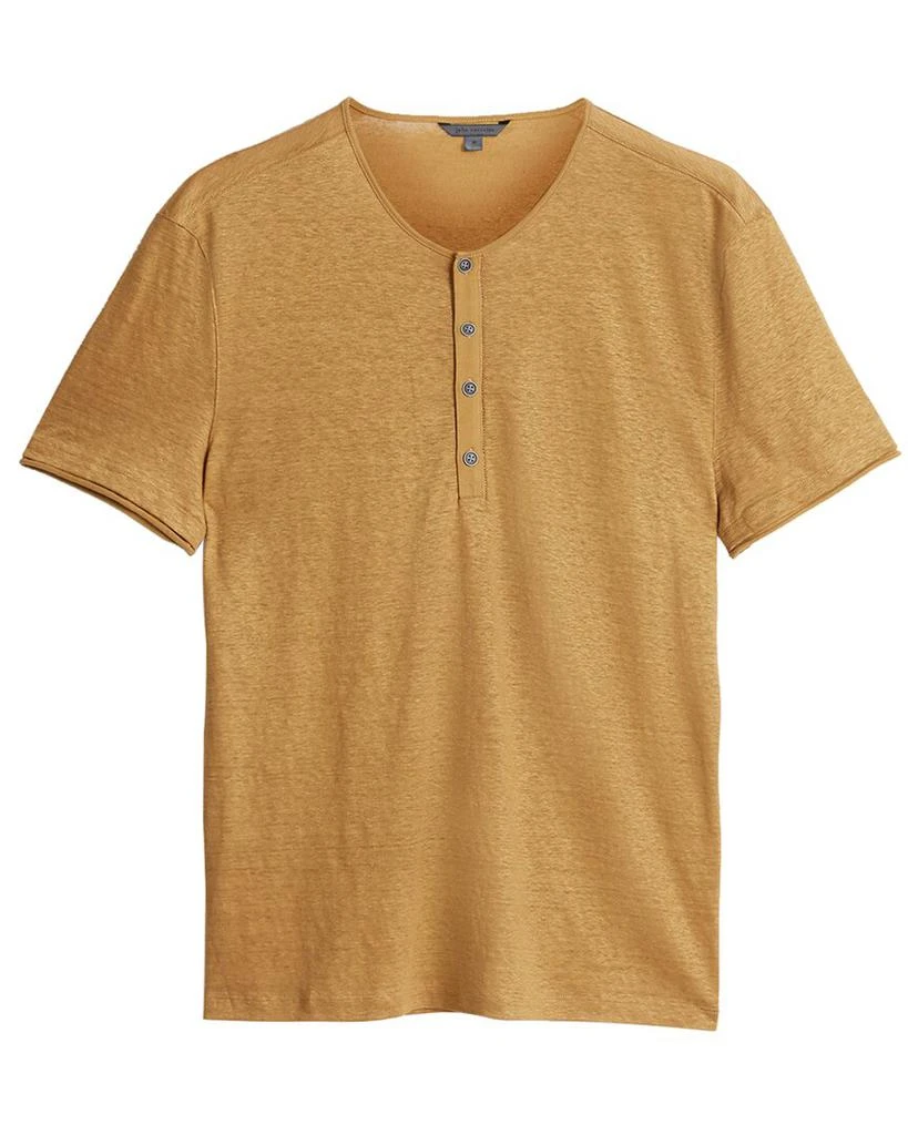 John Varvatos Bleecker Regular Fit Linen T-Shirt 1