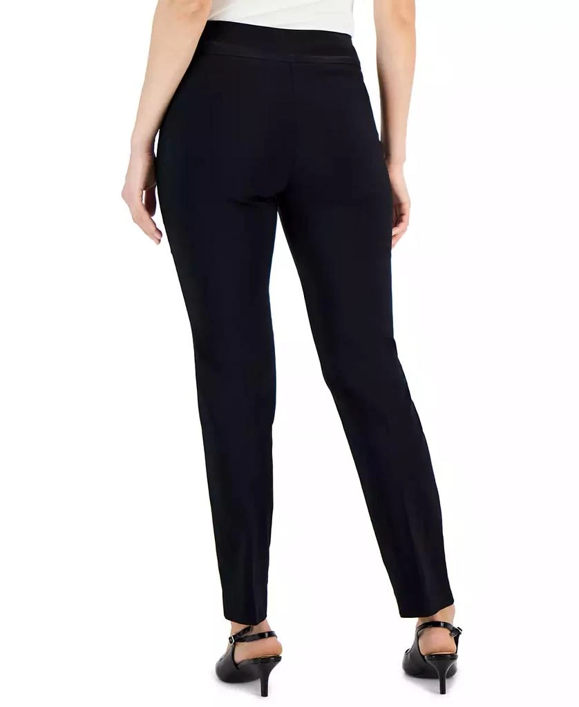 JM Collection Petite Studded-Rivet Straight-Leg Pants, Petite & Petite Short, Created for Macy's 2