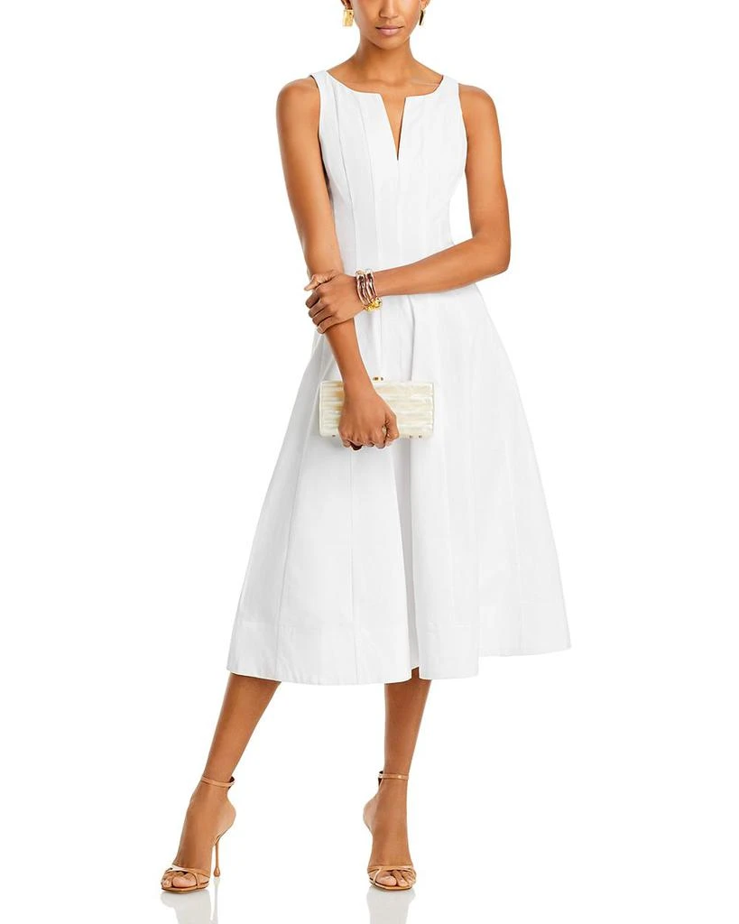 AQUA Paneled Midi Dress - Exclusive