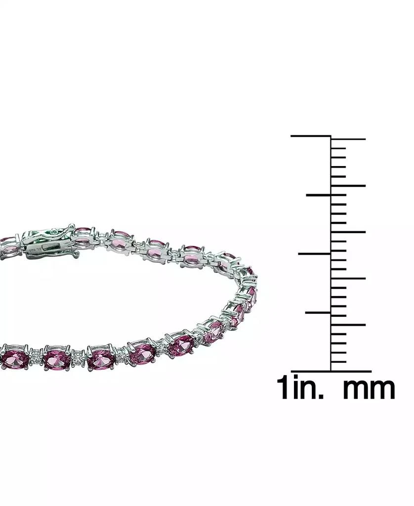 Suzy Levian New York Suzy Levian   Oval Cut Sapphire Tennis Bracelet 3