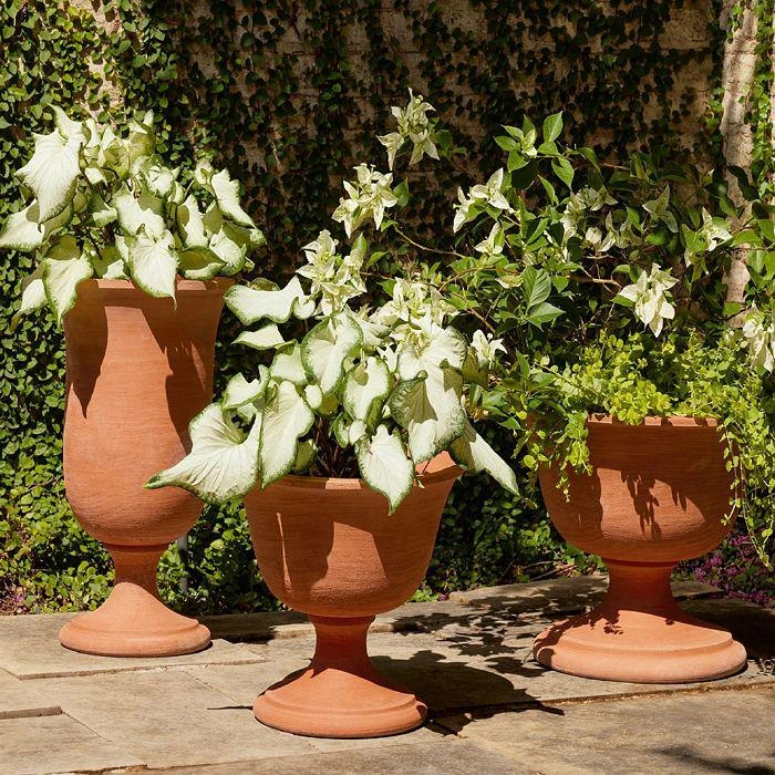 Global Views Villa Chalice Compote Terracotta, Small 5