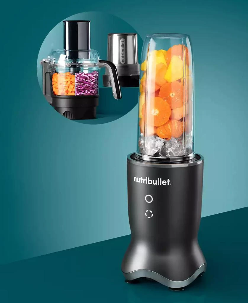 NutriBullet Ultra Plus+ Compact Kitchen System with Food Processor and Coffee Grinder Attachments 3