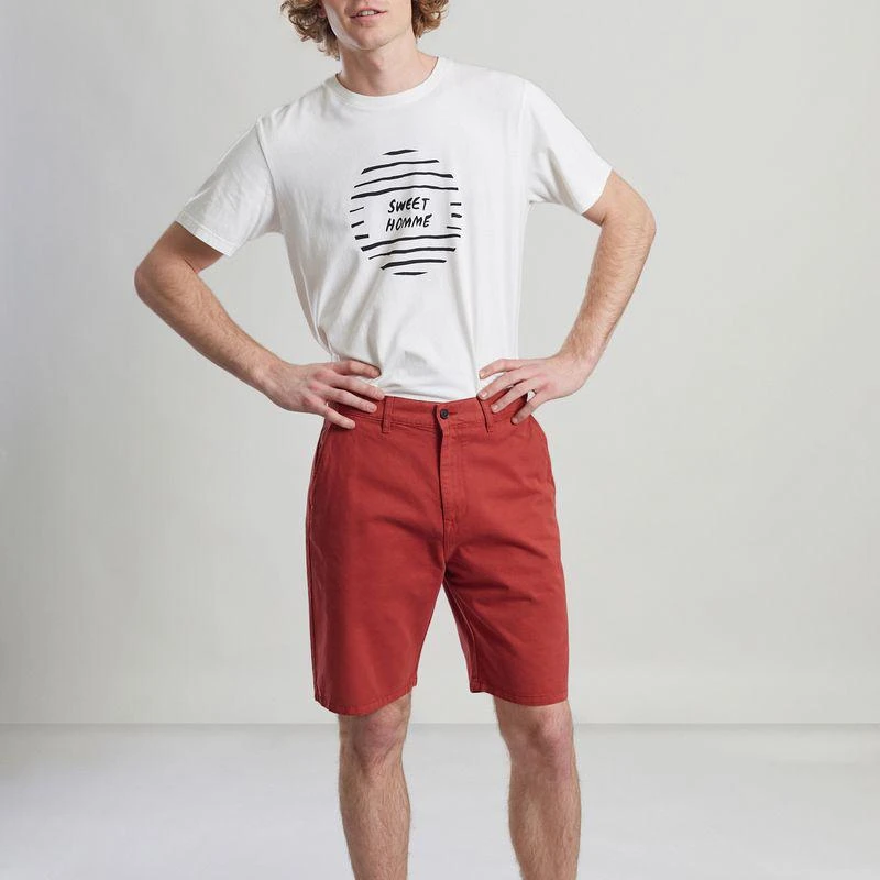 L'Exception Paris Chino Twill Shorts Rust L'EXCEPTION PARIS 3