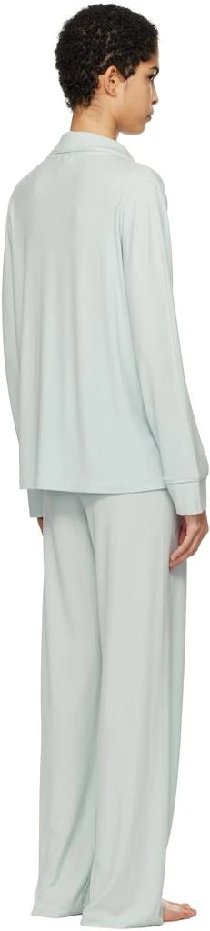 SKIMS Blue Soft Lounge Sleep Pyjama Set 3